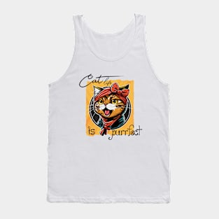 Cat Life Is Purrfect Tank Top